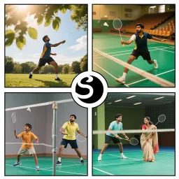 Senston Graphite Badminton Rackets Set Of 2 Badminton Set For Outdoor Backyards Gym, Lightweight Badminton Rackets 2 Pack, Pink And Green image 5