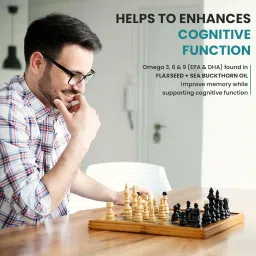 Naturyz 100% Vegan Flaxseed + Seabuckthorn Oil Capsules (60) image 5