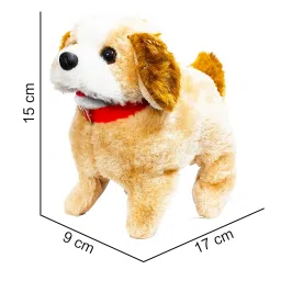 VGRASSP Walking and Jumping Puppy Toy for Kids - Battery Operated Back Flip Jump Dog with Sound - Color As Per Stock image 2