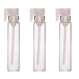 Hunky Dory 12pcs 3ml Mini Sample Adorable Glass Travel Oil Perfume Bottle with Dropper Vials Empty Sample Bottle for Essential Oils Aromatherapy, Beauty Tester. (Pack of 12) image 2
