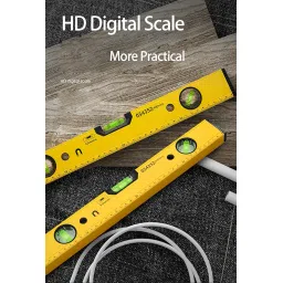 COYOUCO Leveler Tool, with 45°/90°/180° Torpedo Level for Leveling, Measuring, Marking, And Cutting Features 3 Vials, Precise Straightedge, And Wall-Grip image 3