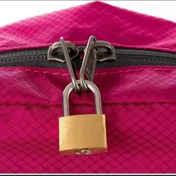 Pack of 4 Push Metal Lock with 2 Keys Each for Suitcase Bags/Luggage Bag image 1