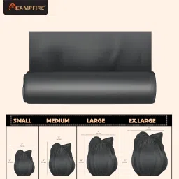 Campfire Compostable Eco-Friendly Garbage Bags-19x21 Inch Medium Size Sustainable Best Daily Waste Solution For Home,Office,shop,Hotels,Hostels,Restaurents,schools (6) image 1