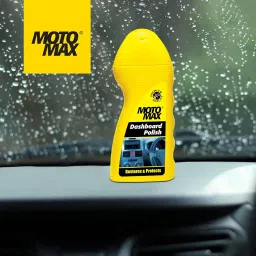 Motomax Dashboard Polish,100ml. Restore, shine dull dashboards. Protect from UV rays, cracking, fading & sun heat. Safe on tyre, rubber, plastic, vinyl parts image 3