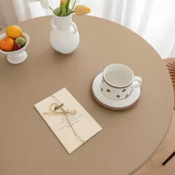 VELURA Table Cloth Stretchable Oil Anti Table Cover for Picnic Patio Wedding Coffee 90 cm|1 Table Cloth|Tablecloths image 1