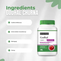 Encyclo Essentials Acne Serum & Gudhal Churan Combo: Hydration, Pore Minimizing, Scar Reduction, Blood Purifier, Skin & Hair Health, Digestion Support image 2