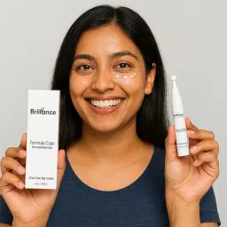 Brilliance Cosmoscare 30ml Unisex Ultra Under Eye Serum for Dark Circle Removal and Wrinkles, Heals Puffy Eyes and Deep Hydration and Moisture lock, Improve skin tone, suitable for all skin type image 1