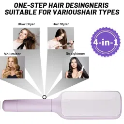 New Self-Cleaning Comb Anti-Static Massager Comb-4 in 1 Detangling Hairbrush for Adults & Kids – Self-Cleaning Sclap Hairdressing Brush Smooth & Tangle-Free Hair (molticolor) image 4