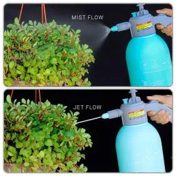 ECO365 Rhino Dual Flow Multipurpose Garden Sprayer 2.2L (Blue) with Adjustable Nozzle for Mist & Jet Flow (Pack of 1) | Strong & Sturdy Pressure Pump Helpful for Gardening, Glass & Car Cleaning image 2