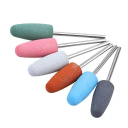 STYLEHEAVEN 6pcs Silicone Polisher Grinder Nail Art Drill Bits For Electric Manicure|Health & Beauty|Nail Care, Manicure & Pedicure|Manicure/Pedicure Tools & Kits image 1
