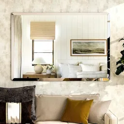 Plantex Frameless Mirror for Bedroom/Bathroom/Dressing Room/Living Room/Entryway/Wall - Rectangle Shape (18 X 24 Inch) image 5