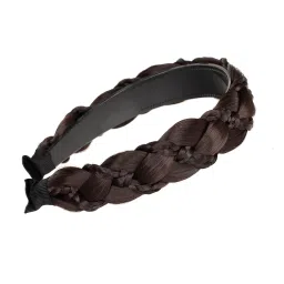 apsambr 1pcs dark Brown Hairband Hair Accessories Plastic Hairband Headband for Girls and Woman image 4
