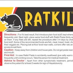 Mmr Making Marvelous Big Rat Killer Powerful Strong Paste For Home Hotel Storage Rodent Control Die 35 Gm - Pack Of 2, Big (2), White image 2