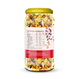 Organo India Crunchy Musli Seeds, Nuts & Fruits Mix – 200 g | Nutrient-Rich Blend for Energy & Wellness | Ideal for Breakfast, Snacking & Smoothies | Healthy Snacking | Craving Sancking | Evening snacking image 1