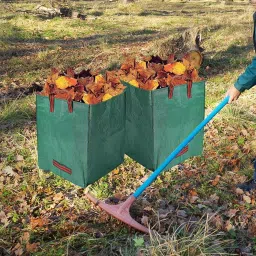 ECOMISTIQ® Leaf Bag Reusable Yard Leaf Waste Bag for Leaves Grass Clippings Weeds 65cmx65cmx65cm|Home & Garden | Yard, Garden & Outdoor Living | Gardening Supplies | Composting & Yard Waste image 3
