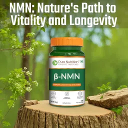 Pure Nutrition NMN, Nicotinamide Mononucleotide (250mg), 30 Veg Capsules | Supports Longevity & Metabolism | Boosts NAD+ | Supports Healthy Aging & Increases Energy Levels image 2