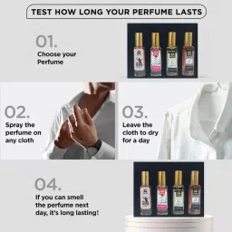 Premium Perfume Set for Unisex - 4 x 20ml | SRK, Floral, Guilty, Tam Dao | Luxury Fragrance Set image 3