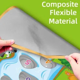 Famous Quality® Musical Floor Mat for Babies and Toddlers - Animal Design Interactive Learning Toy with Sound, and Piano Keyboard - Ideal for Boys and Girls Age 1 to 5 Years Size 50x80 CM image 3