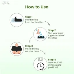 NAKSHVILLA Charcoal Nose Strips for Blackhead Removal, 20 Peel-Off Pore Cleansing Patches for Women & Men – Deep Cleaning Nose Stickers for Clear Skin & Oil Control image 3