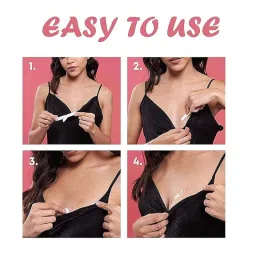 qyxeer Women's Clothing and Body Double-Sided Tape for Fashion, Tape for Clothes, Fabric Tape, All Day Strength, Strong Transparent, No Residue image 5