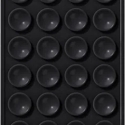 INEFABLE Suction Phone Case, Phone Suction Sticker, Silicone Suction Phone Case for Hands-Free Mobile Accessory Holder Grip, Video Phone Accessory (Black - Pack of 1) image 1