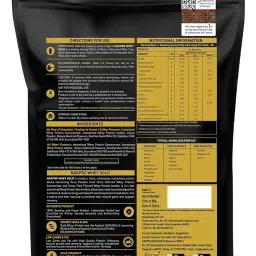 NAKPRO Gold Whey Protein Concentrate & Isolate 1kg Double Rich Chocolate | 25.5g Protein, Trustified Certified Supplement Powder | Fast Absorbing Whey Protein Powder image 1