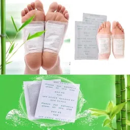 Muzztech Kinoki Detox Foot Patches 10 Adhesive Pads Kit | Relieve Stress Improve Sleep image 5