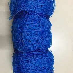 AMZ SPORTS NETS Football Practise NET Nylon 25x9x6 (ONE Pair Blue) image 1