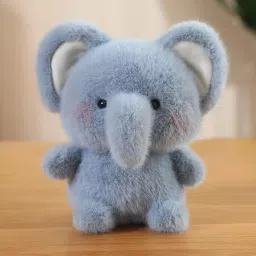 SCOOBA Cute Mink Fabric Elephant 20cm Soft Toy (Tiny Elephant) image 2