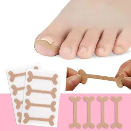 Pack of 04 Ingrown Toenails Tool Toenails Correction Patch, Toenail Elastic Patch Correction Plaster with Nail File, Pedicure Toenails Sticker Correction Plaster.2025 image 4