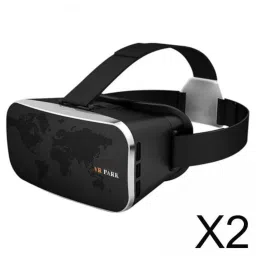 VELURA 2X 3D VR Virtual Reality Headset Lightweight Glasses for 4-6 inch Smartphone|Video Games & Consoles | Video Game Accessories | Headsets|2 x VR Headset image 2