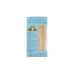 Sri Sri Tattva Shea Butter & Tea Tree Oil Soap | Mega Saver Pack of 4 (100g Each) | Moisturizing & Antibacterial Bathing Bar for Glowing & Healthy Skin | Grade 1 Soap for Daily Use image 2