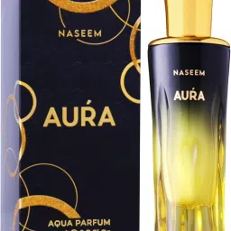 NASEEM Aura Aqua Passionate Lemon and Bergamot - 80ml | Tenacious Orris Heart | Sandalwood and Ambroxan Base | Greatness in a Bottle image 1