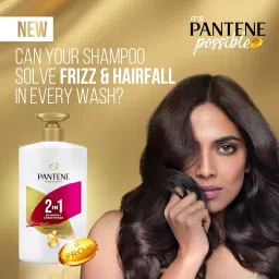 Pantene Advanced Hairfall Solution, 2in1 Anti-Hairfall Shampoo & Conditioner for Women, 1L image 3