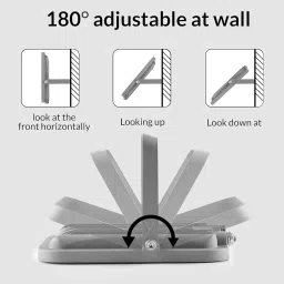 Gesto 50W LED Flood Light Cool White IP66 Waterproof Outdoor Halogen Focus Light | Wide Beam Angle Floodlight for Garage, Parking, Playground, Shop, Warehouse, Garden | 2 Years Warranty- Pack of 1 image 5