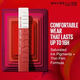 Maybelline New York Superstay Matte Ink Liquid Lipstick - 16H Longwear Matte | Warrior, 5ml image 5