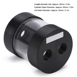 3 Holes Water Cooling Tank, Water Tank, for Desktop Computer image 3