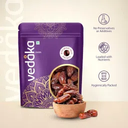Amazon Brand - Vedaka Fresh Dates | 500 g | Khajur Dry Fruit | Naturally Dried | Healthy Snack | No Added Preservatives Or Additives | Hygienically Packed image 2