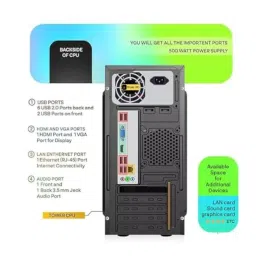 TrakinPC Desktop Computer Set, 19-inch FHD Monitor, Core i5 2ND Gen, 8GB RAM, 256GB SSD, Windows 10 Pro with Keyboard, Mouse, WiFi Doungle image 5