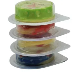 Goorgasm Extra Soft Dotted Ribbed Lubricated Ultra Thin Colorful Flower Condom For Man(Pack of 4) image 2