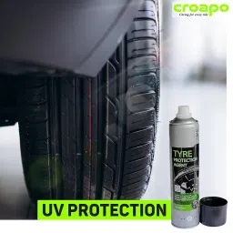 Croapo Tire Foam Cleaner Spray – 650 ml | Tyre Protection Agent for Instant Shine & Deep Cleaning | Long-Lasting, Water-Resistant Formula image 5
