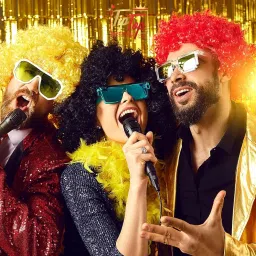 RD Afro Wig for Men Afro Wigs for Black Men Afr Short Wig 70s 80s Nightclub Wigs Rocker Costume 1PCS image 3