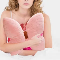 Enakshi® erfly Pillow Dorm Car Couch Thanksgiving Decorative Throw Pillow Cushion Pink|Home & Garden | Home D?©cor |Pillows|1 Decorative Pillow image 5