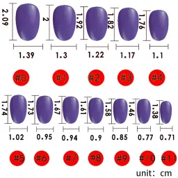 YUISI 576 Pcs Press On Nails for Women, 24 Colors Short Fake Nails Kit, Oval DIY Artificial Nails, Reusable Nail Tips for Girls image 3