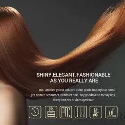 ROMINO Hair Styler Dryer Comb – 5-in-1 Electric Hair Styling Tool for Drying, Straightening, Curling, Combing & Volumizing – PTC Ceramic Heater & Negative Ion Technology – Auto Shut-Off image 5