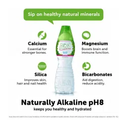 Aava Naturally Alkaline Mineral Water 1 Ltr Cup-Cap | Pack of 12 (Origin Aravalli Hills, 100% ALKALINE pH 8.0+, benefits of Calcium & Magnesium) image 5