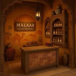 Malaar Naturals Desert Salt & Coffee Body Scrub | Exfoliating Body Scrub with 75 Minerals from Thar Desert Salt Fields | 200 GM image 1