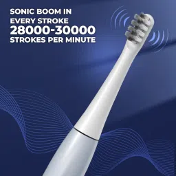Winston Rechargeable Super Sonic Electric Toothbrush High-frequency Vibration 3-Cleaning Modes with upto 30 Day -IPX7 Waterproof image 4