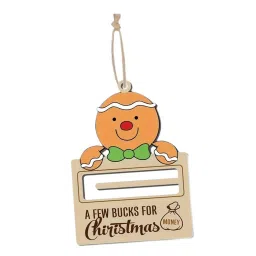 club bollywood The Style SutraChristmas Money Holder Practical Tree Pendant Christmas Decor for Home Party Gingerbread Man|Home & Garden | Greeting Cards & Party Supply | Other Gift & Party Supplies image 3