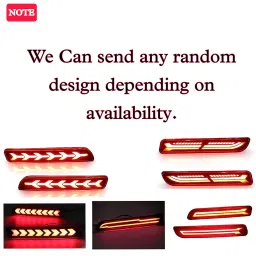 DETACHI Pro-11P Led Brake Light Car Reflector for Bumper(Rear/Back) DRL For Maruti Suzuki Ertiga- Set of 2 Pcs With Maruti Suzuki Baleno Brezza Ciaz Ertiga New Swift Dzire Scross Ritz (Random Design) image 1